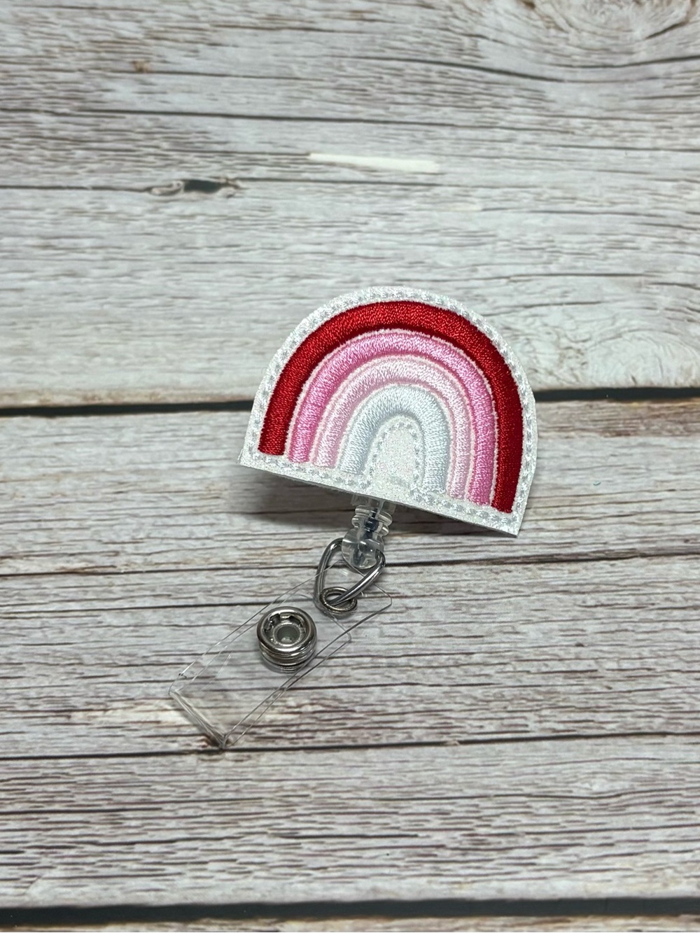 Badge Reel- Rainbow